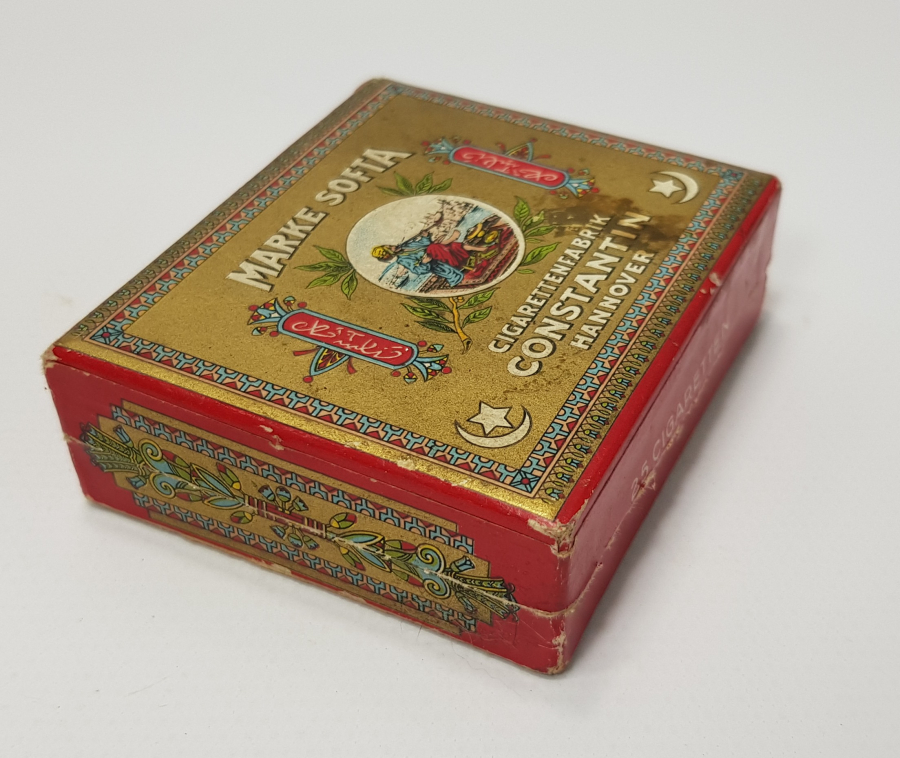 OSMANLICA YAZILI KONSTANTIN MARKA SİGARA KUTUSU