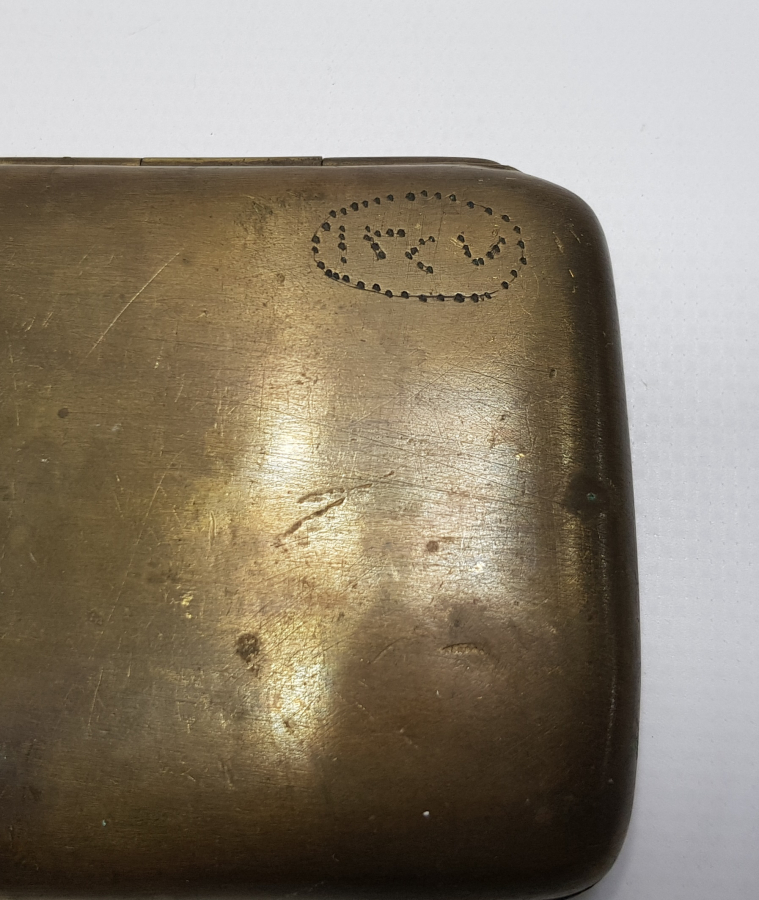 OSMANLI DÖNEMİ 1337 TARİHLİ ASKER SİGARA TABAKASI