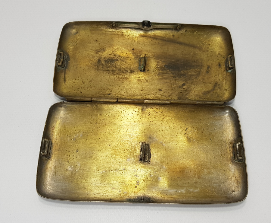 OSMANLI DÖNEMİ 1337 TARİHLİ ASKER SİGARA TABAKASI