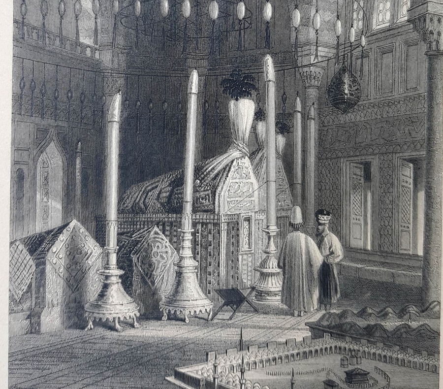 OSMANLI DÖNEMİ GRAVÜR: KANUNİ SULTAN SÜLEYMAN'IN TÜRBESİ