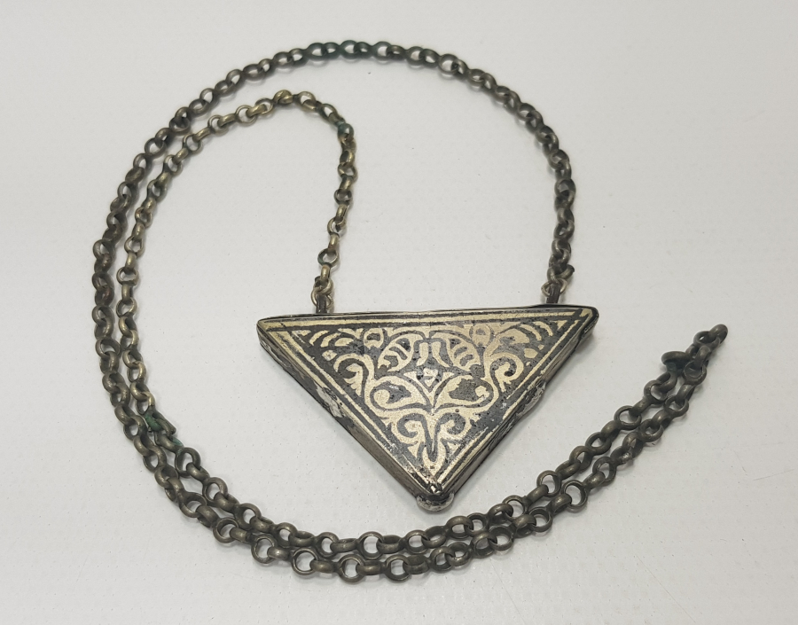 OSMANLI DÖNEMİ SAVATLI GÜMÜŞ HAMAYIL