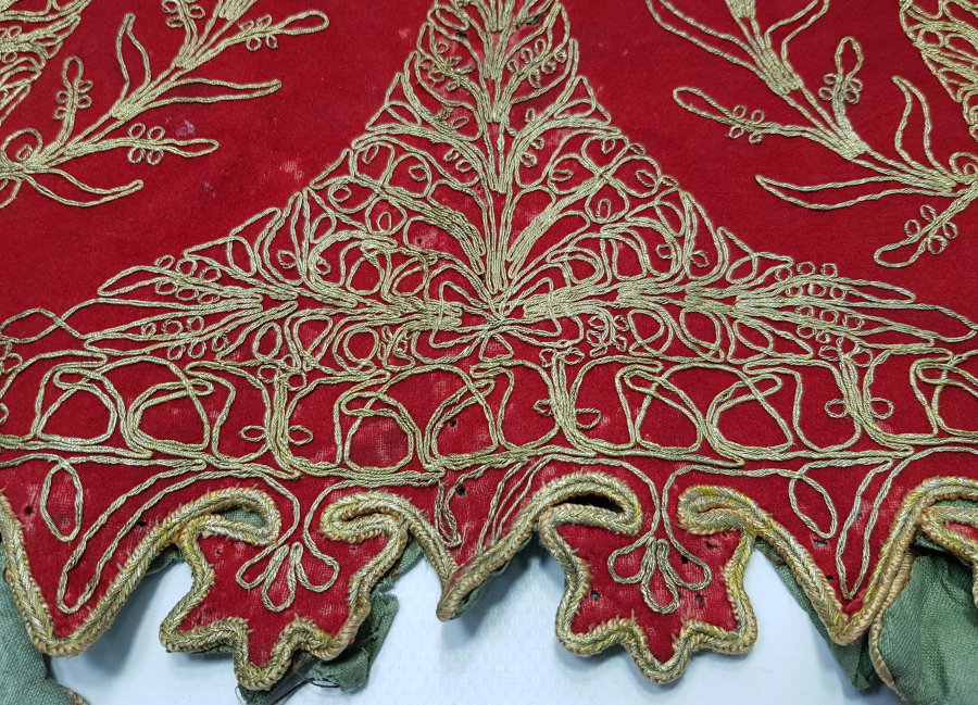 OSMANLI DÖNEMİ SIRMA İŞÇİLİKLİ CEPKEN