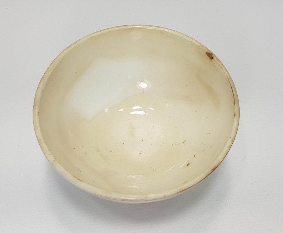 OSMANLI PAZARINA YAPILMIŞ EL BOYAMA PORSELEN ÇORBA KASESİ