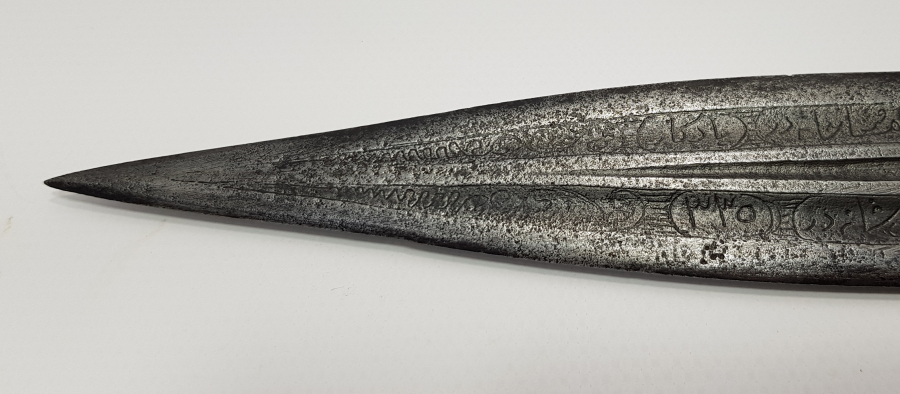 ÜZERİ FULL OSMANLICA YAZILI NADİR FORM AFYON KAMASI