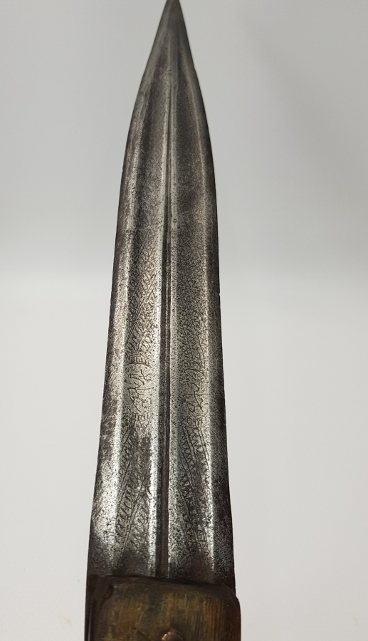 ÜZERİ FULL OSMANLICA YAZILI NADİR FORM AFYON KAMASI