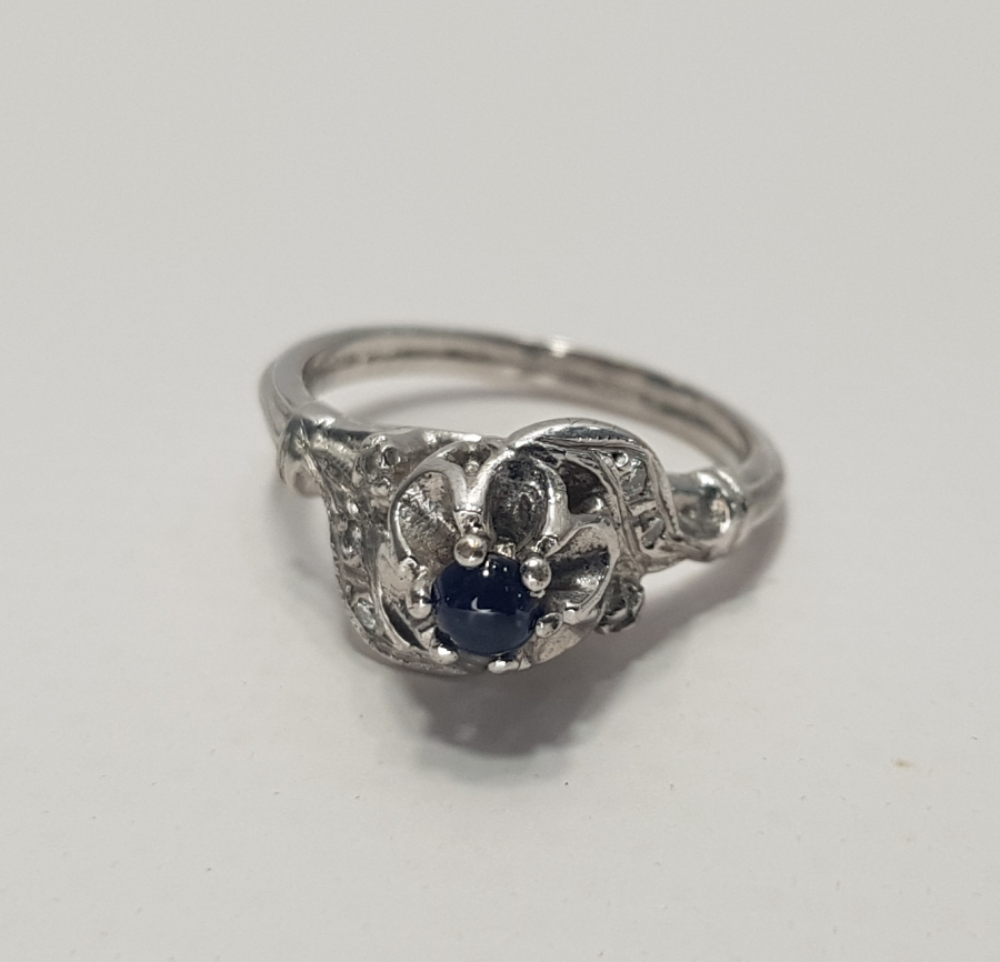 1970'LERDEN PIRLANTALI PLATİN YÜZÜK