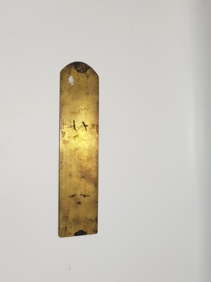 CONSTANTINOPLE GALATA NEDJIP BEY METAL TERMOMETRE