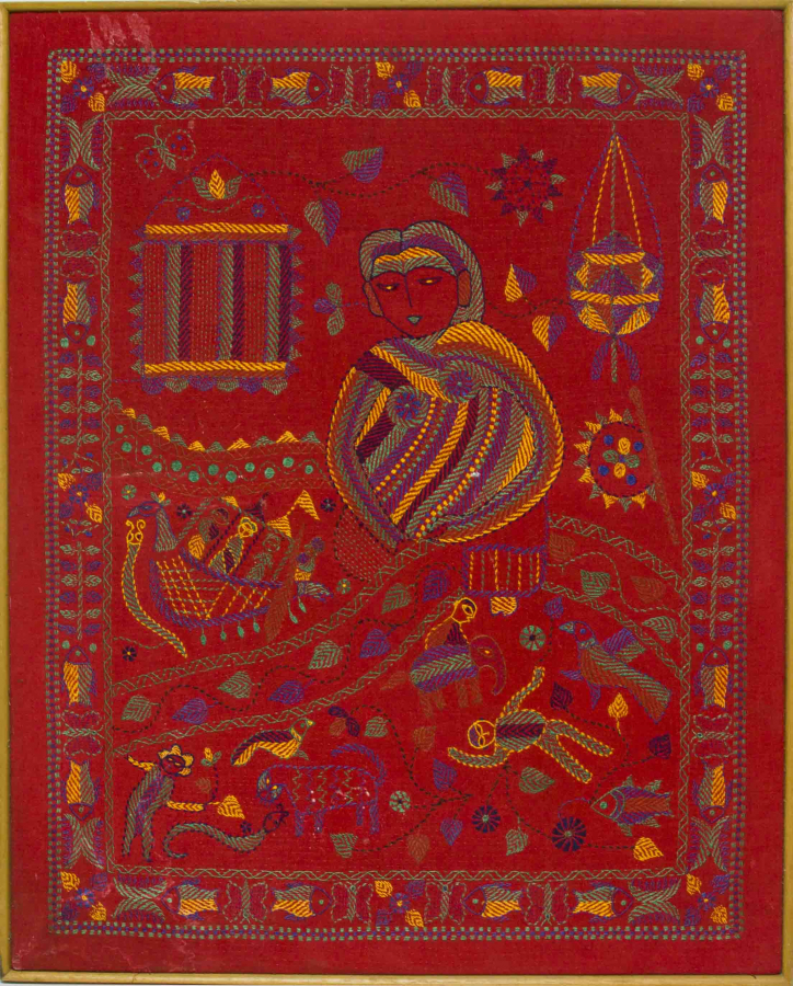 KUMAŞ ÜZERİNE NAKIŞ İŞLEME PANO