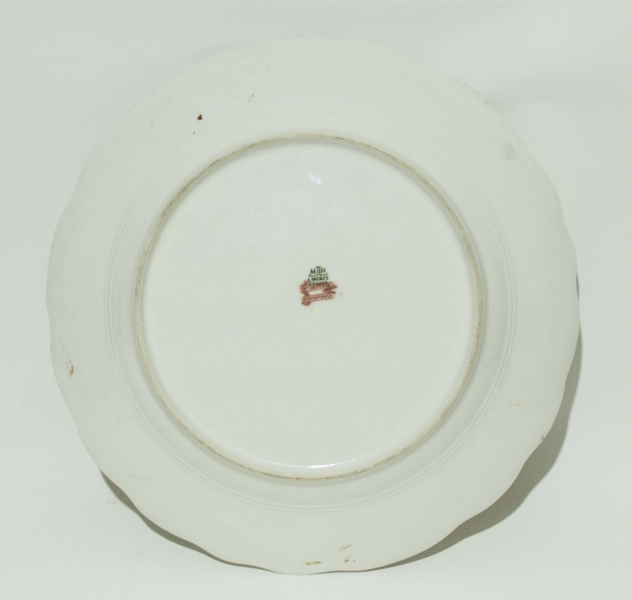 OSMANLI DÖNEMİ LIMOGES CONSTANTINOPLE DAMGALI PORSELEN TABAK