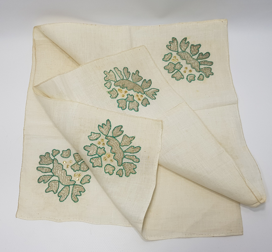 OSMANLI DÖNEMİ YATIK İŞ TEL SARMA ÇEVRE ÖRTÜ