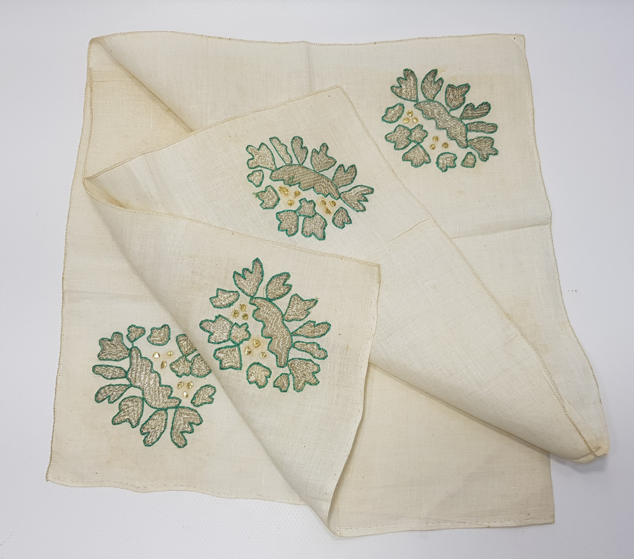 OSMANLI DÖNEMİ YATIK İŞ TEL SARMA ÇEVRE ÖRTÜ