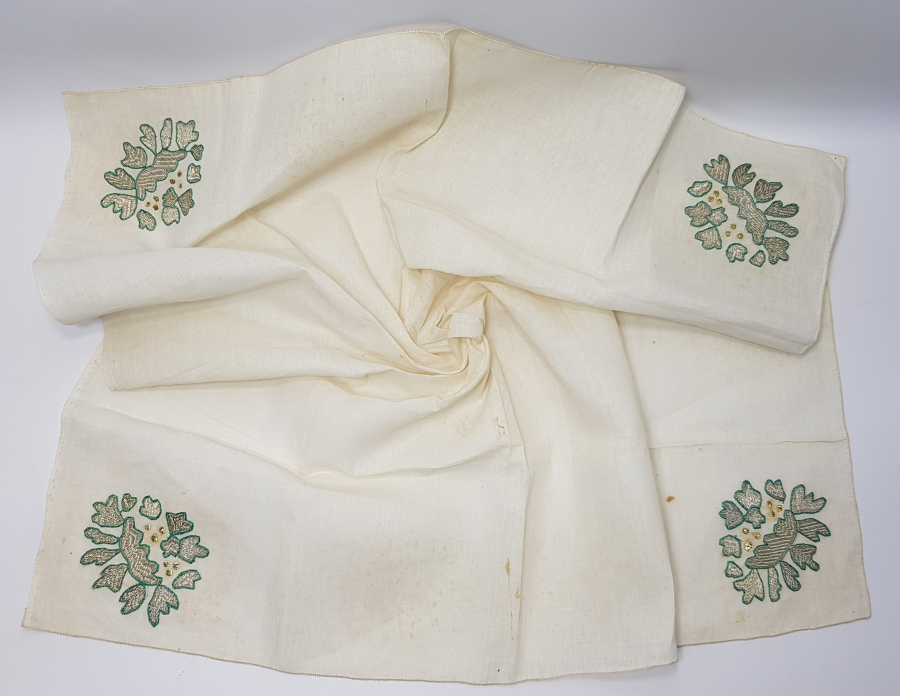 OSMANLI DÖNEMİ YATIK İŞ TEL SARMA ÇEVRE ÖRTÜ