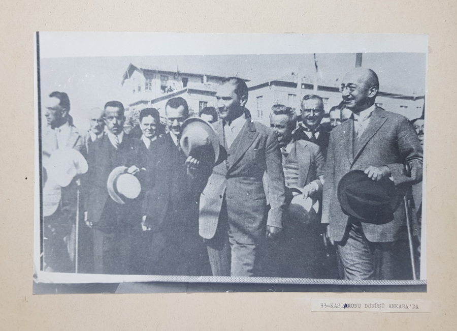 PASPARTULU ATATÜRK FOTOĞRAFI: KASTAMONU DÖNÜŞÜ ANKARA'DA