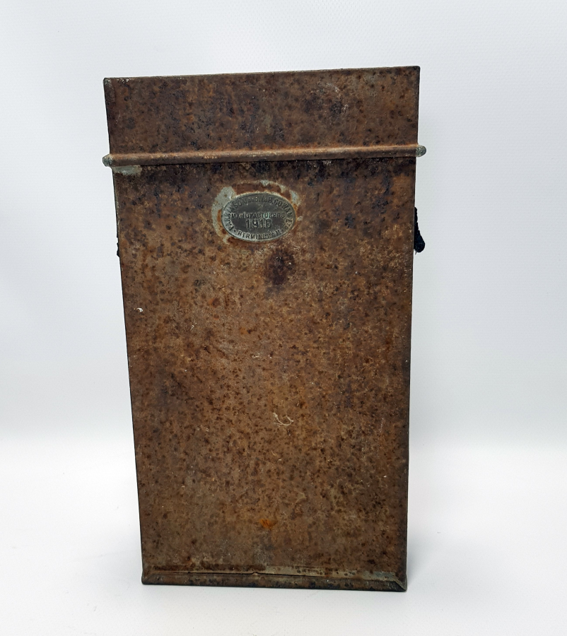 1. DÜNYA SAVAŞI 1916 TARİHLİ İNGİLİZ SİPER LAMBASI KABI