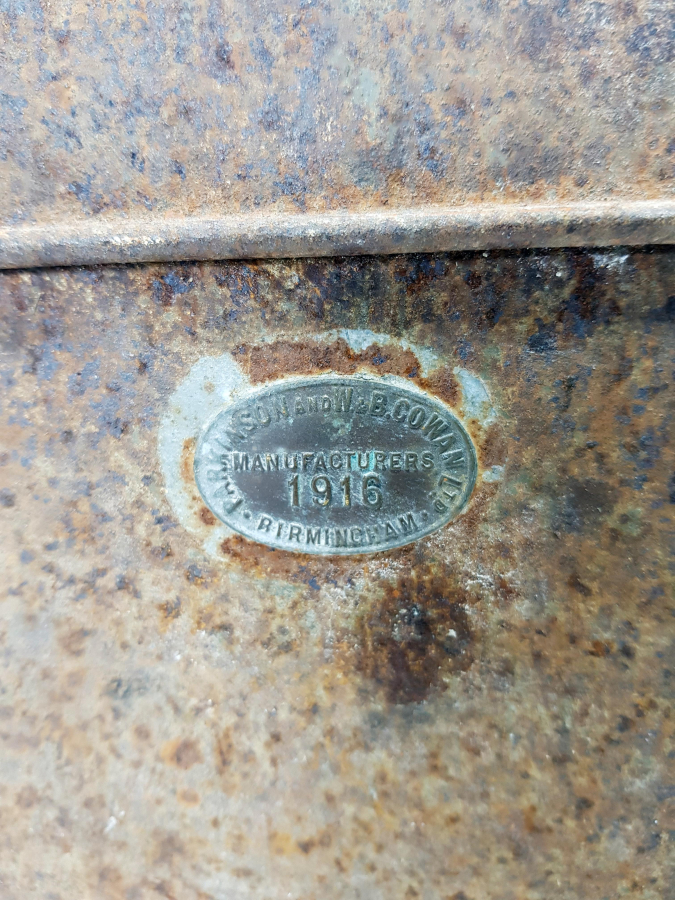 1. DÜNYA SAVAŞI 1916 TARİHLİ İNGİLİZ SİPER LAMBASI KABI