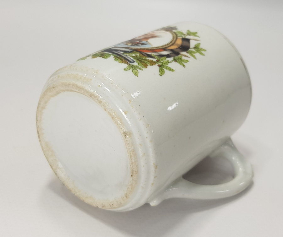 1. DÜNYA SAVAŞI OSMANLI İTTİFAK LİDERLERİ GÖRSELLİ PORSELEN KUPA - BARDAK