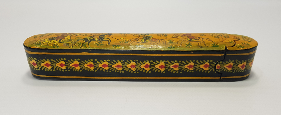 OSMANLICA "BU DA GEÇER YA HU" VE AYET YAZILI EL BOYAMA KALEMDAN