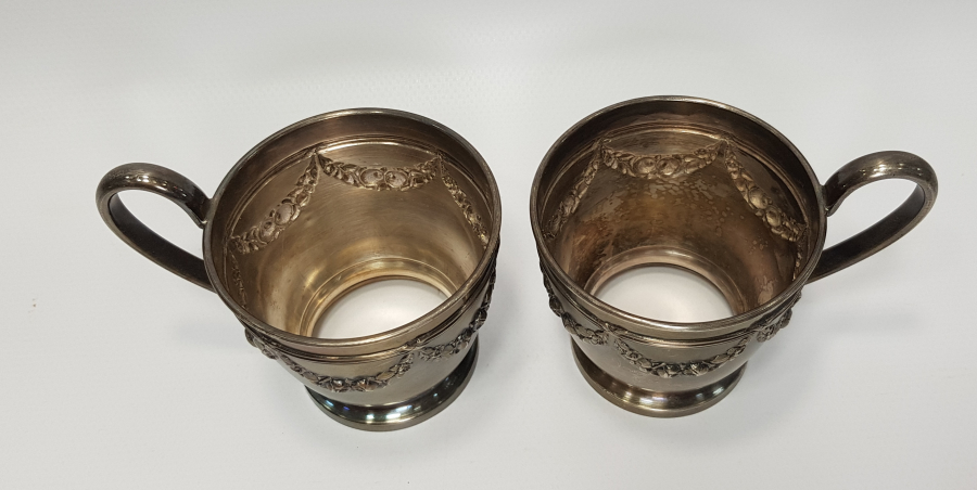 GÜMÜŞ KAPLAMA ÇİFT FİNCAN ZARFI