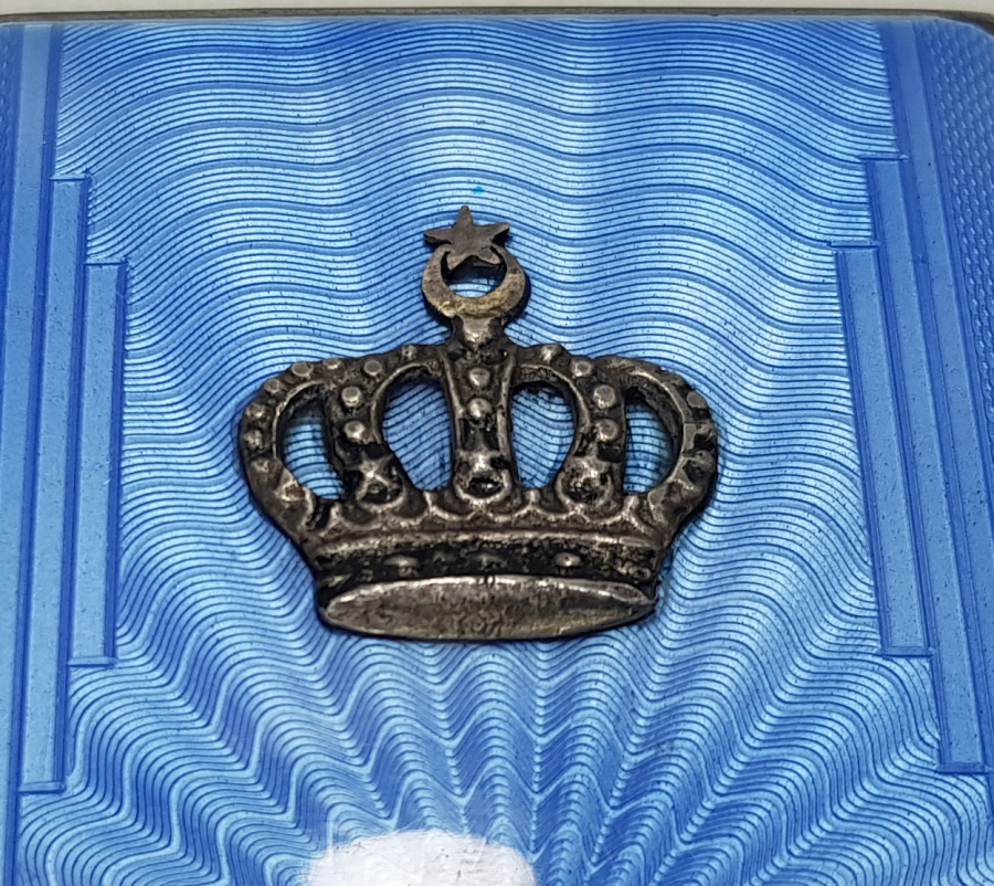 MİNELİ GÜMÜŞ HİDİV PUDRALIK