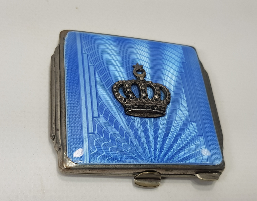 MİNELİ GÜMÜŞ HİDİV PUDRALIK