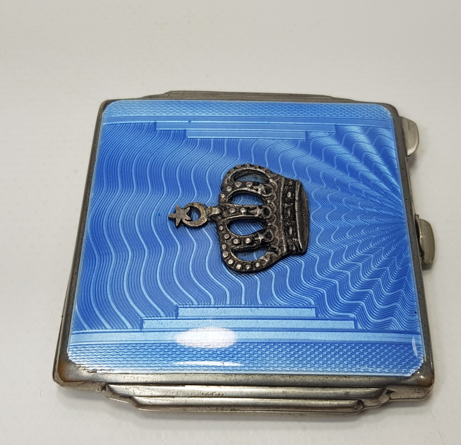 MİNELİ GÜMÜŞ HİDİV PUDRALIK