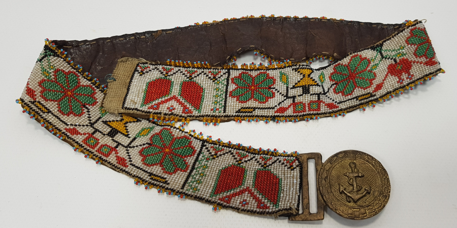 MEŞRUTİYET DÖNEMİ BONCUK İŞİ ASKERİ DENİZCİ KEMER