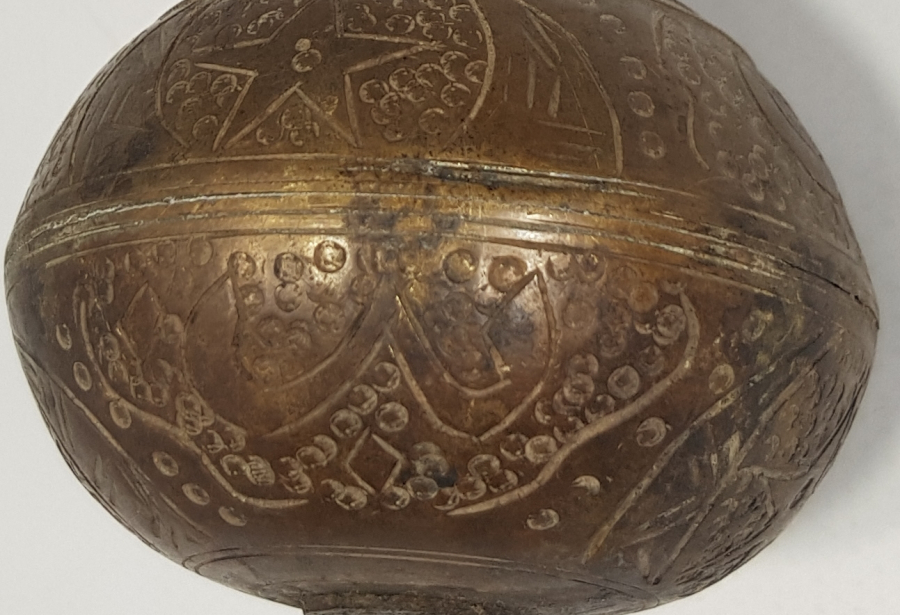 OSMANLI DÖNEMİ AY YILDIZLI VE OSMANLICA YAZILI KANTAR TOPUZU