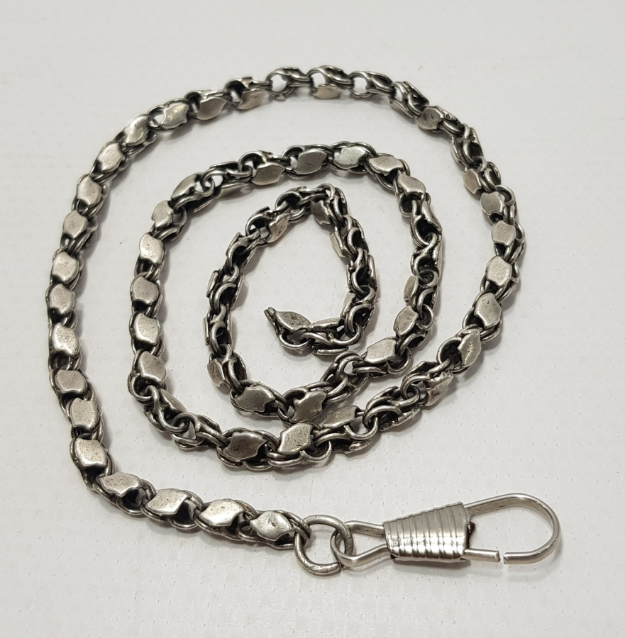 OSMANLI DÖNEMİ GÜMÜŞ CEP SAATİ KÖSTEĞİ ZİNCİRİ