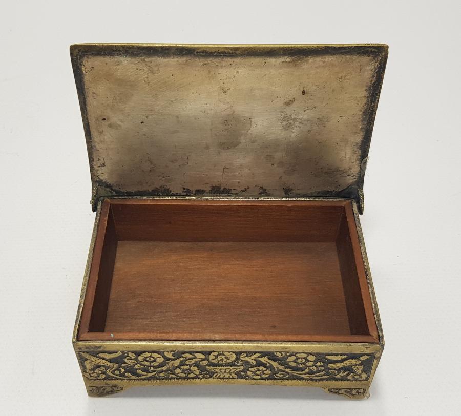 OSMANLI DÖNEMİ RUM İŞİ METAL KUTU