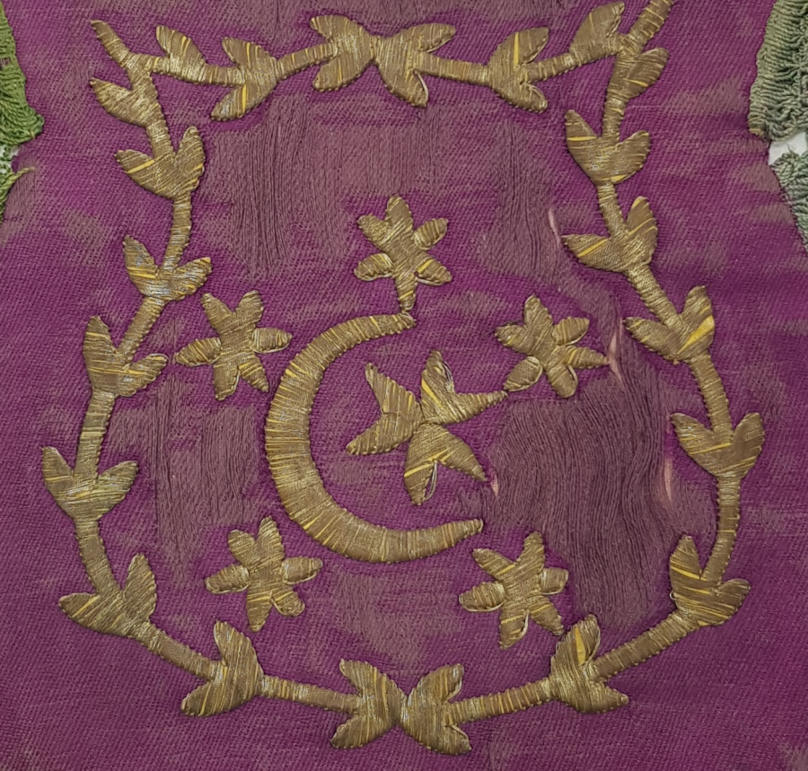 OSMANLI DÖNEMİ SIRMA İŞÇİLİKLİ MECİDİ NİŞANI KESESİ