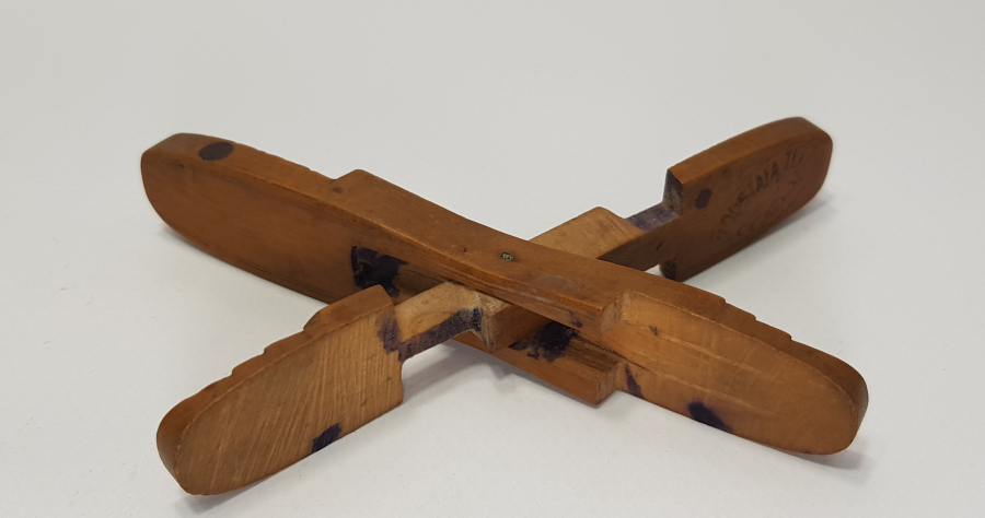 OSMANLI DÖNEMİ ÜZERİ OSMANLICA YAZILI AHŞAP KUYUMCU TERAZİSİ