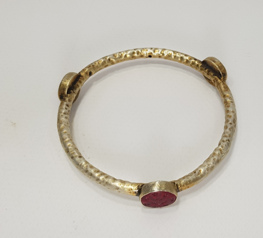 ÖZEL YAPIM AY YILDIZLI GÜMÜŞ BİLEKLİK