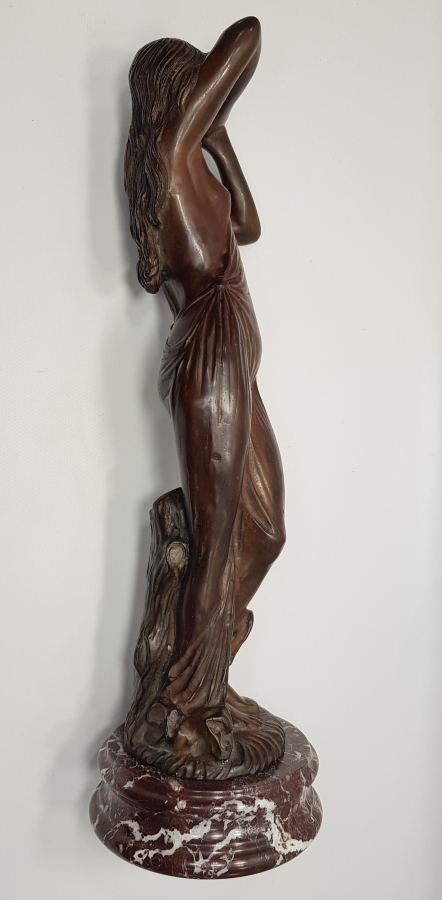 19. YÜZYIL SANATÇI İMZALI BRONZ HEYKEL