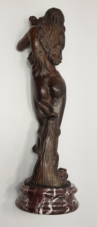 19. YÜZYIL SANATÇI İMZALI BRONZ HEYKEL