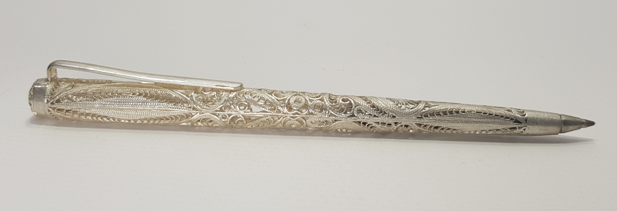 TELKARİ İŞÇİLİKLİ GÜMÜŞ KALEM