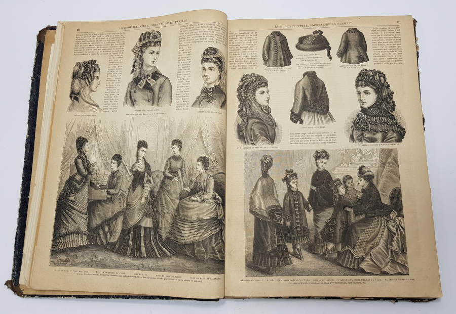 1876 YILI KOMPLE SET: LA MODE ILLUSTREE DERGİLERİ