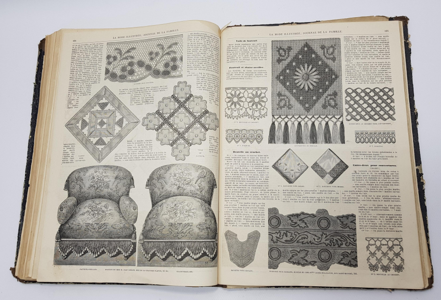 1876 YILI KOMPLE SET: LA MODE ILLUSTREE DERGİLERİ