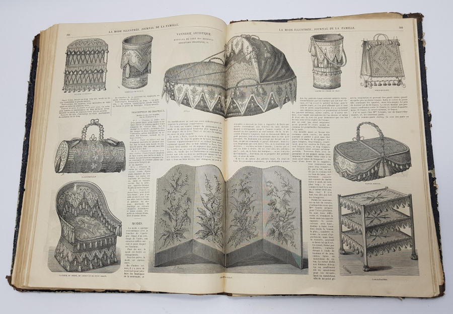 1876 YILI KOMPLE SET: LA MODE ILLUSTREE DERGİLERİ