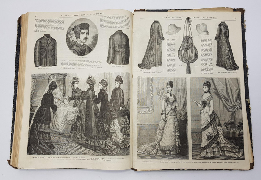 1876 YILI KOMPLE SET: LA MODE ILLUSTREE DERGİLERİ