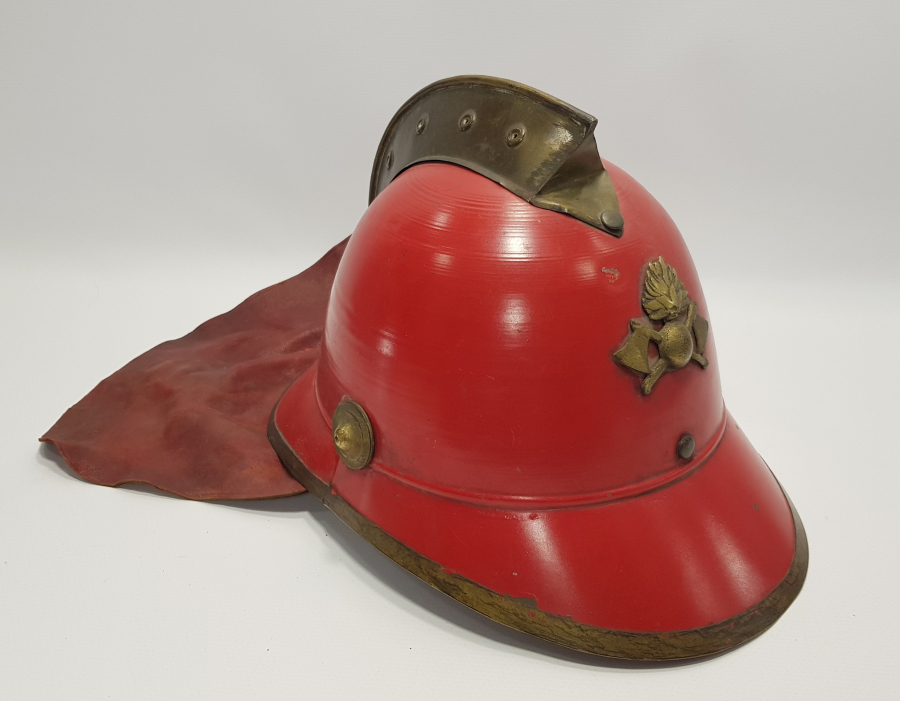 CUMHURİYET İLK DÖNEM İTFAİYECİ ŞAPKASI 