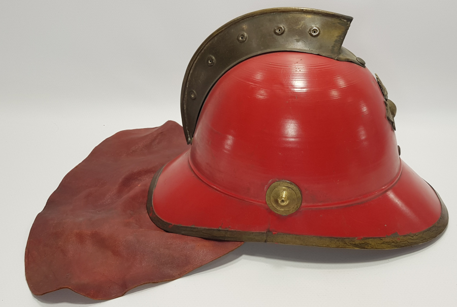 CUMHURİYET İLK DÖNEM İTFAİYECİ ŞAPKASI 