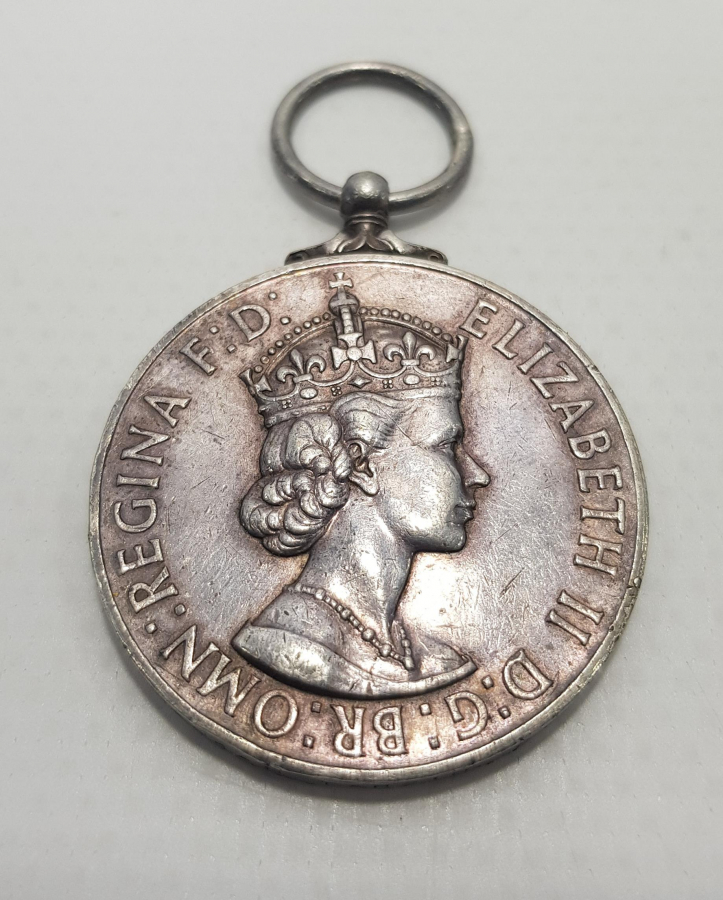 İNGİLİZ KOLONİSİ POLİS SERVİSİ GÜMÜŞ MADALYON 