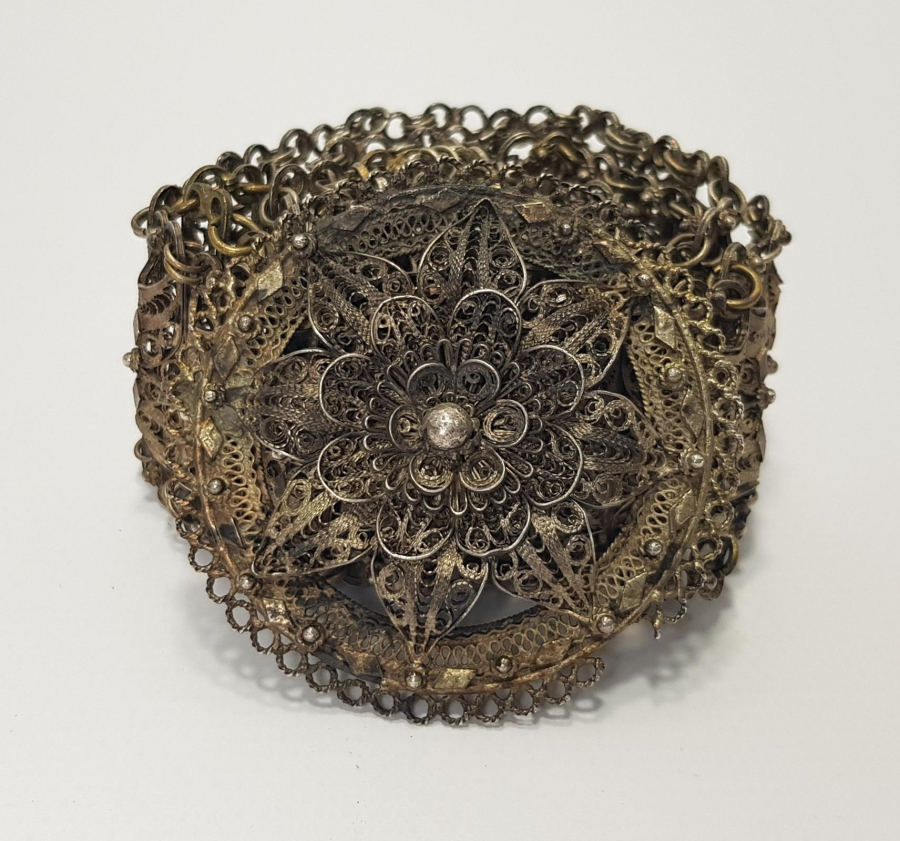 OSMANLI DÖNEMİ BURSA FİŞEKLİSİ GÜMÜŞ KEMER