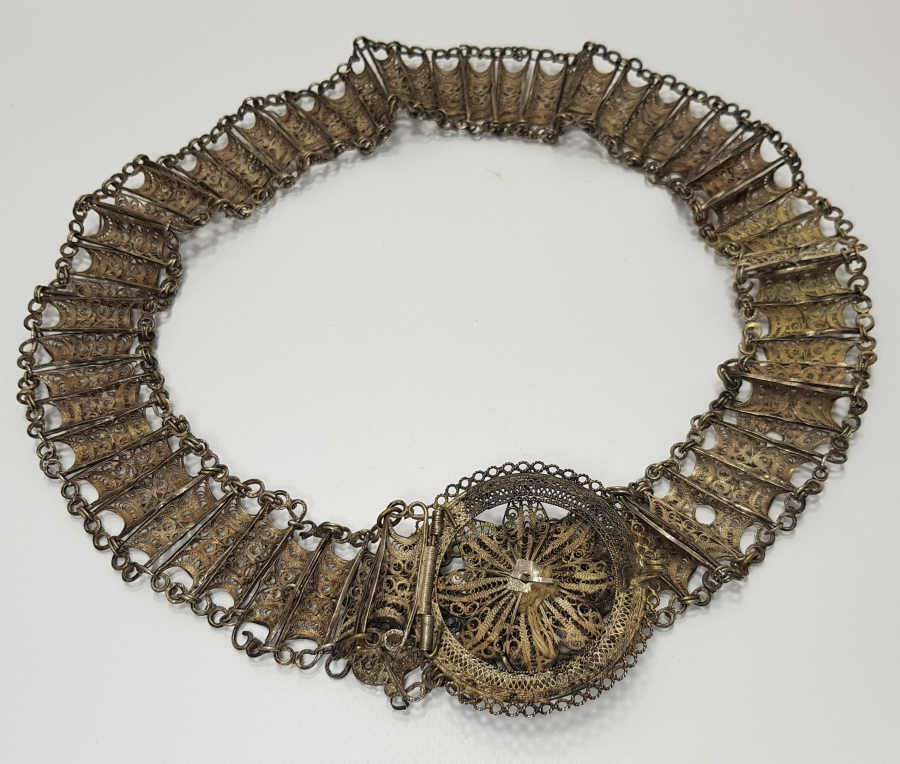 OSMANLI DÖNEMİ BURSA FİŞEKLİSİ GÜMÜŞ KEMER