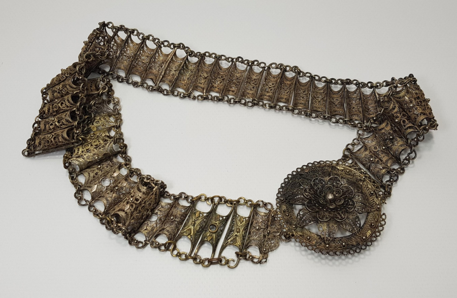 OSMANLI DÖNEMİ BURSA FİŞEKLİSİ GÜMÜŞ KEMER