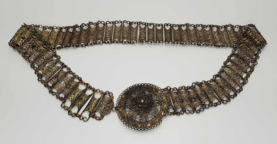 OSMANLI DÖNEMİ BURSA FİŞEKLİSİ GÜMÜŞ KEMER