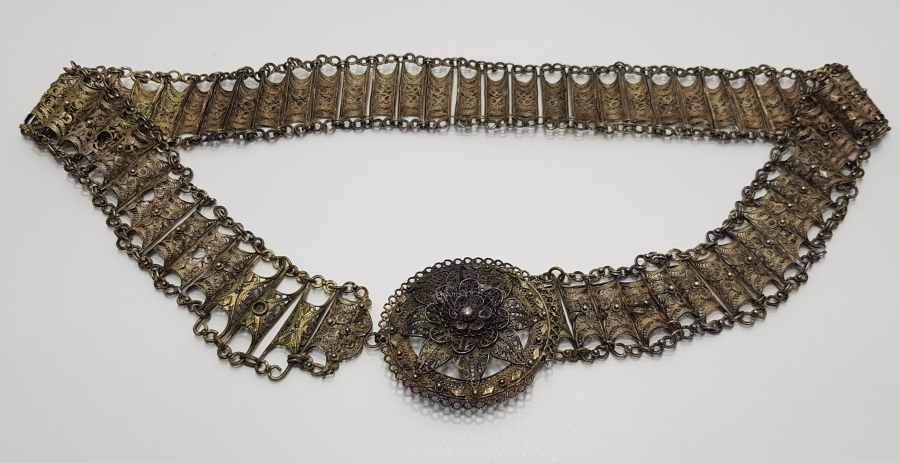 OSMANLI DÖNEMİ BURSA FİŞEKLİSİ GÜMÜŞ KEMER