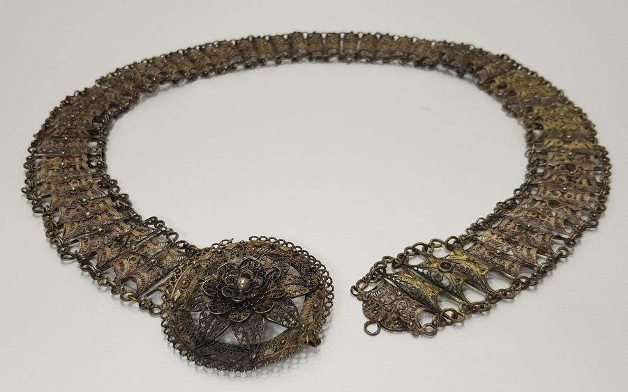 OSMANLI DÖNEMİ BURSA FİŞEKLİSİ GÜMÜŞ KEMER