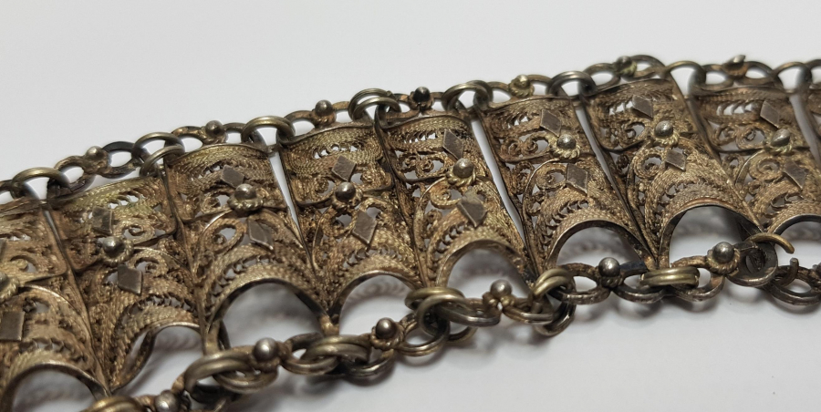 OSMANLI DÖNEMİ BURSA FİŞEKLİSİ GÜMÜŞ KEMER