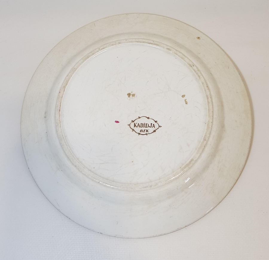 OSMANLI DÖNEMİ HATİCE MARKA PORSELEN TABAK 